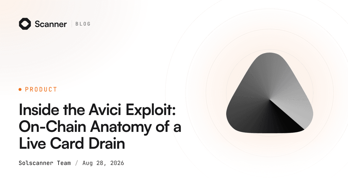 Inside the Avici Exploit: On-Chain Anatomy of a Live Card Drain